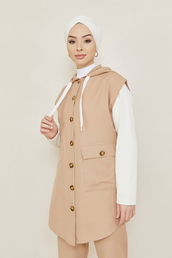 Tunık Pantolon Bej - 3707
