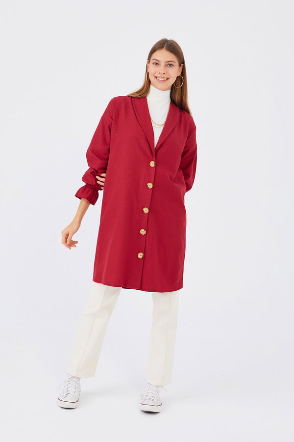 Ceket Bordo - 3018 BORDO
