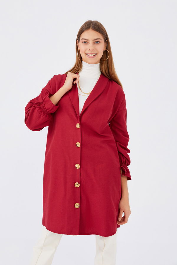 Ceket Bordo - 3018 BORDO