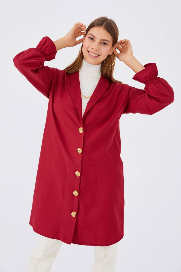 Ceket Bordo - 3018 BORDO