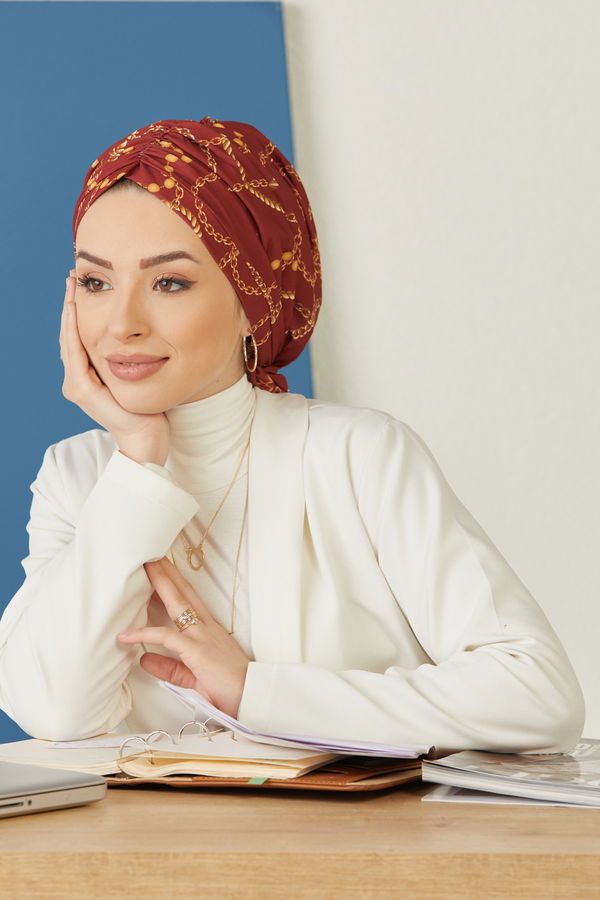 DESENLI ESARP Bordo - 30023
