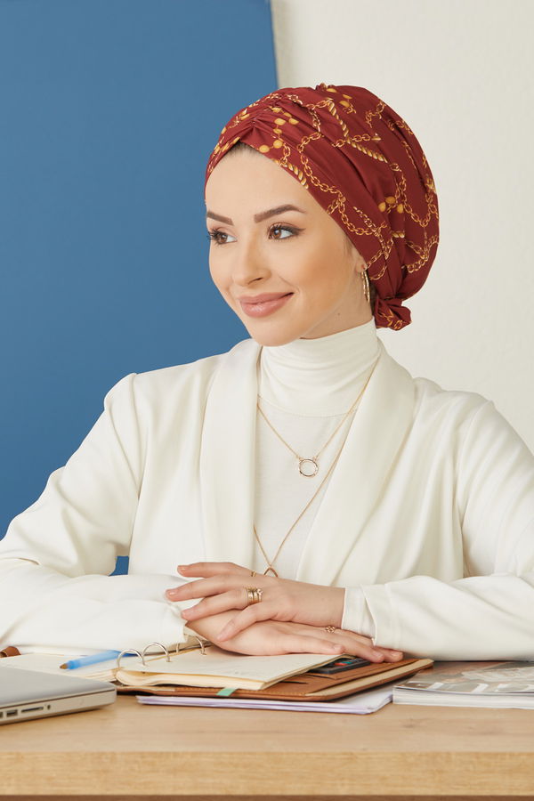 DESENLI ESARP Bordo - 30023
