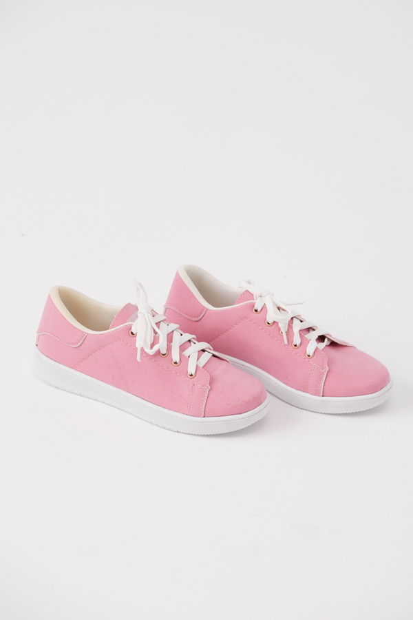 Kadın Pembe SUET AYAKKABI - 8710 PEMBE