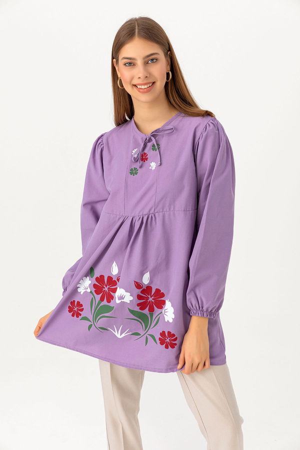 BASKILI TUNIK Lila - 3694