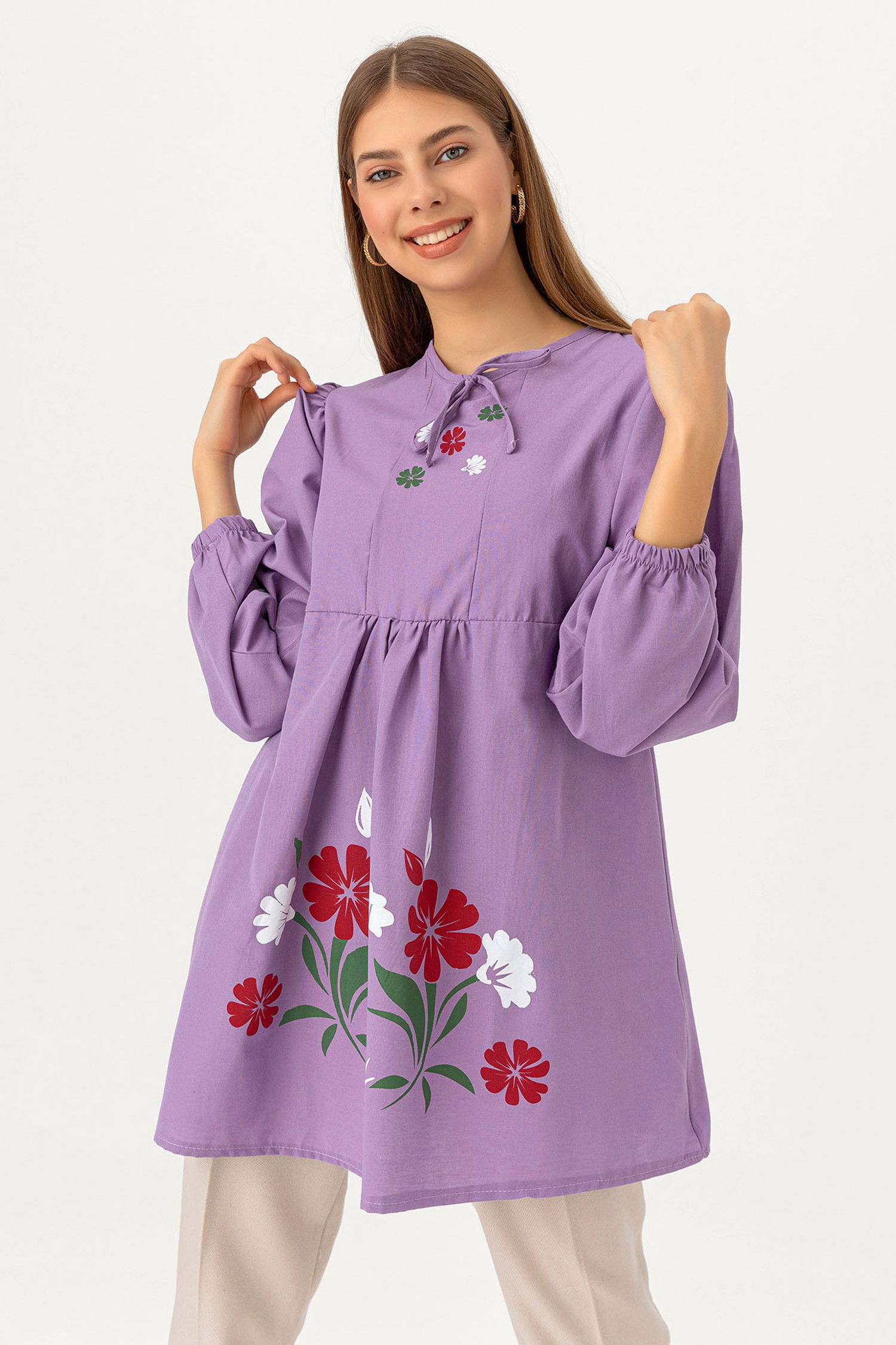 BASKILI TUNIK Lila - 3694