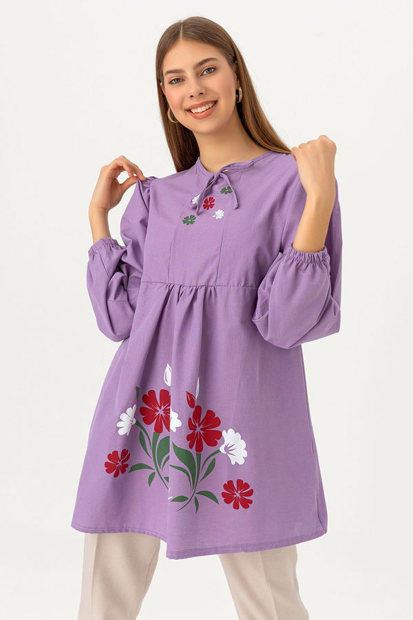 BASKILI TUNIK Lila - 3694