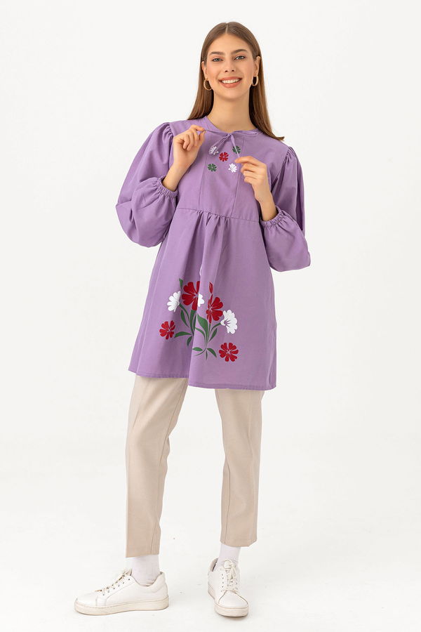 BASKILI TUNIK Lila - 3694
