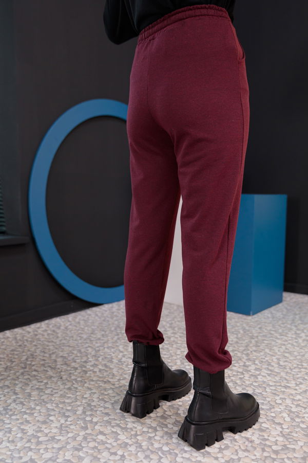 Eşofman Alt Bordo - 3911 BORDO
