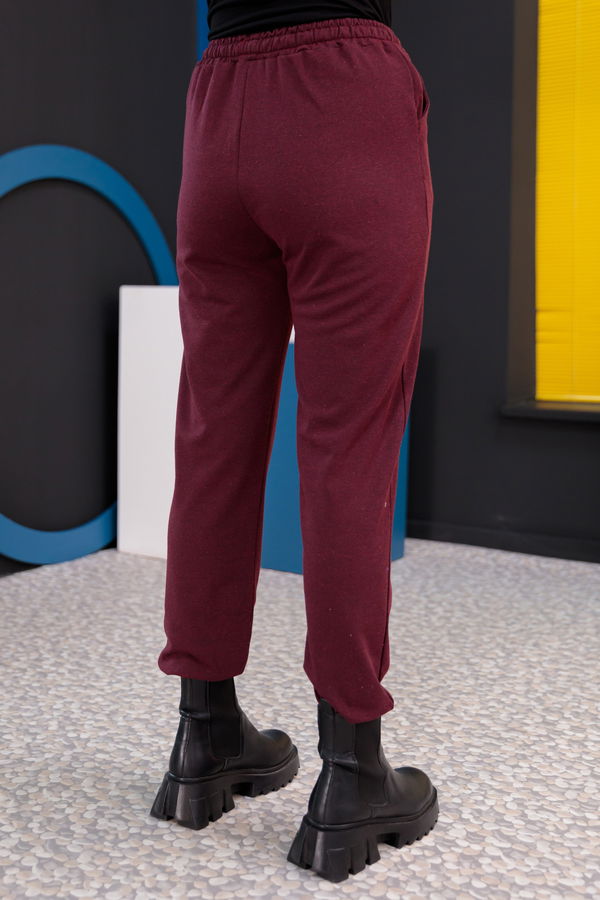 Eşofman Alt Bordo - 3912