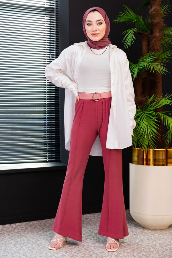 Pantolon Pembe - 3991