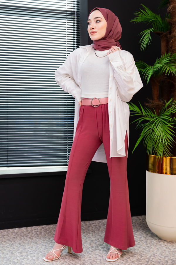 Pantolon Pembe - 3991