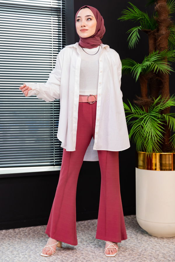 Pantolon Pembe - 3991