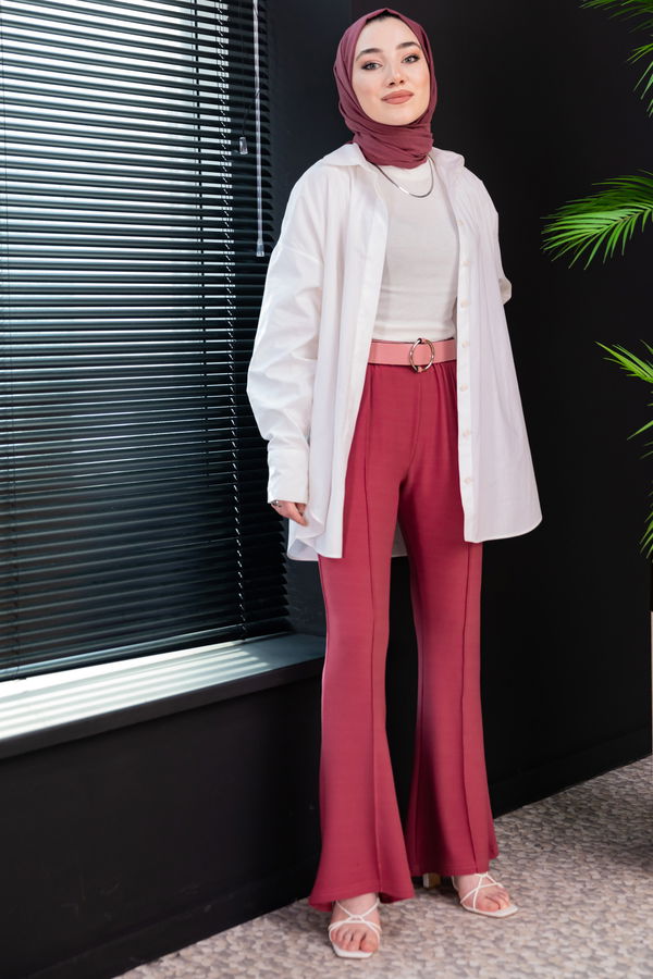 Pantolon Pembe - 3991