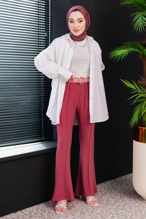 Pantolon Pembe - 3991