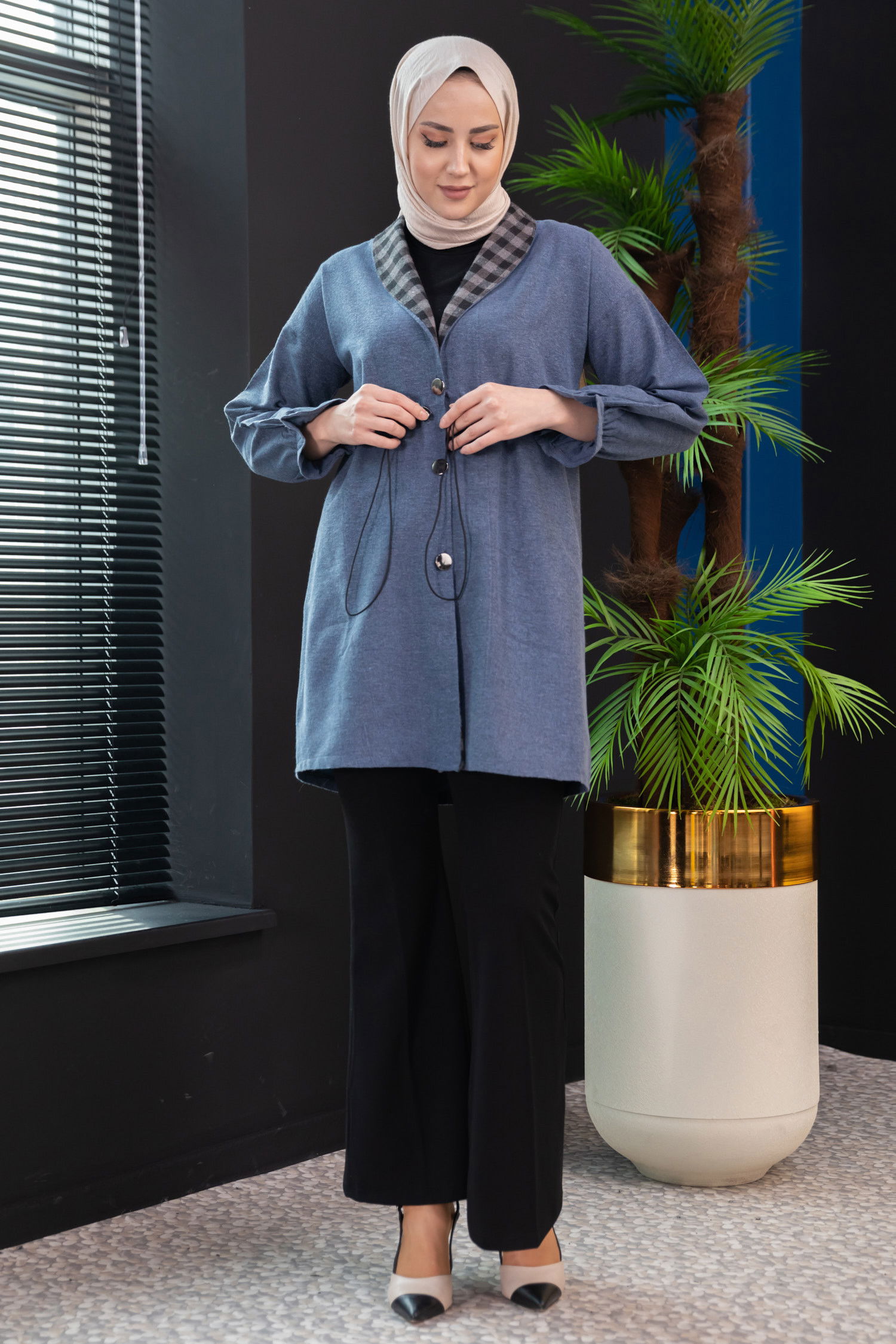 Ceket Lacivert - 3899