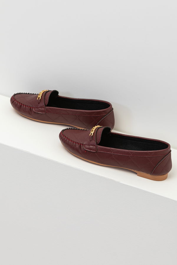 Kadın Bordo Babet - 8874