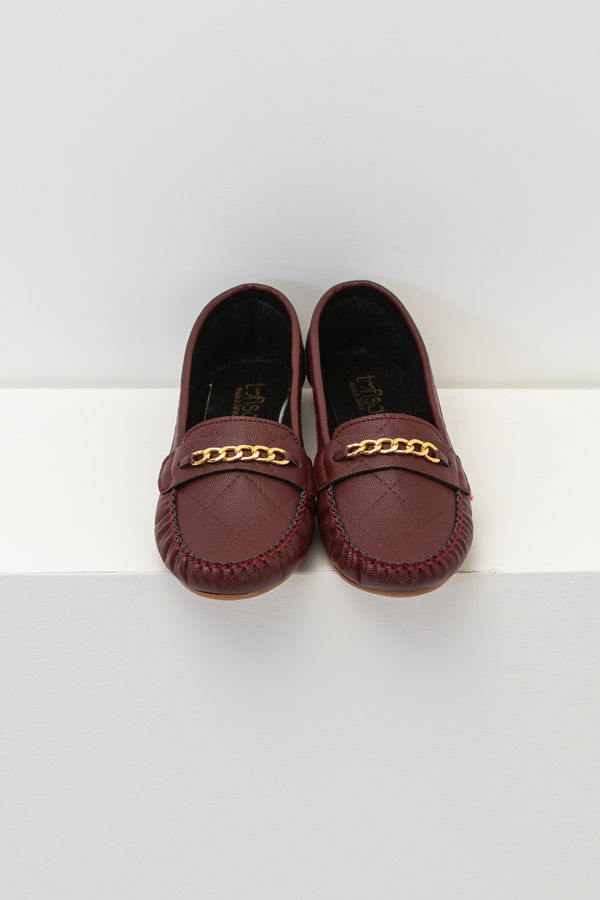 Kadın Bordo Babet - 8874