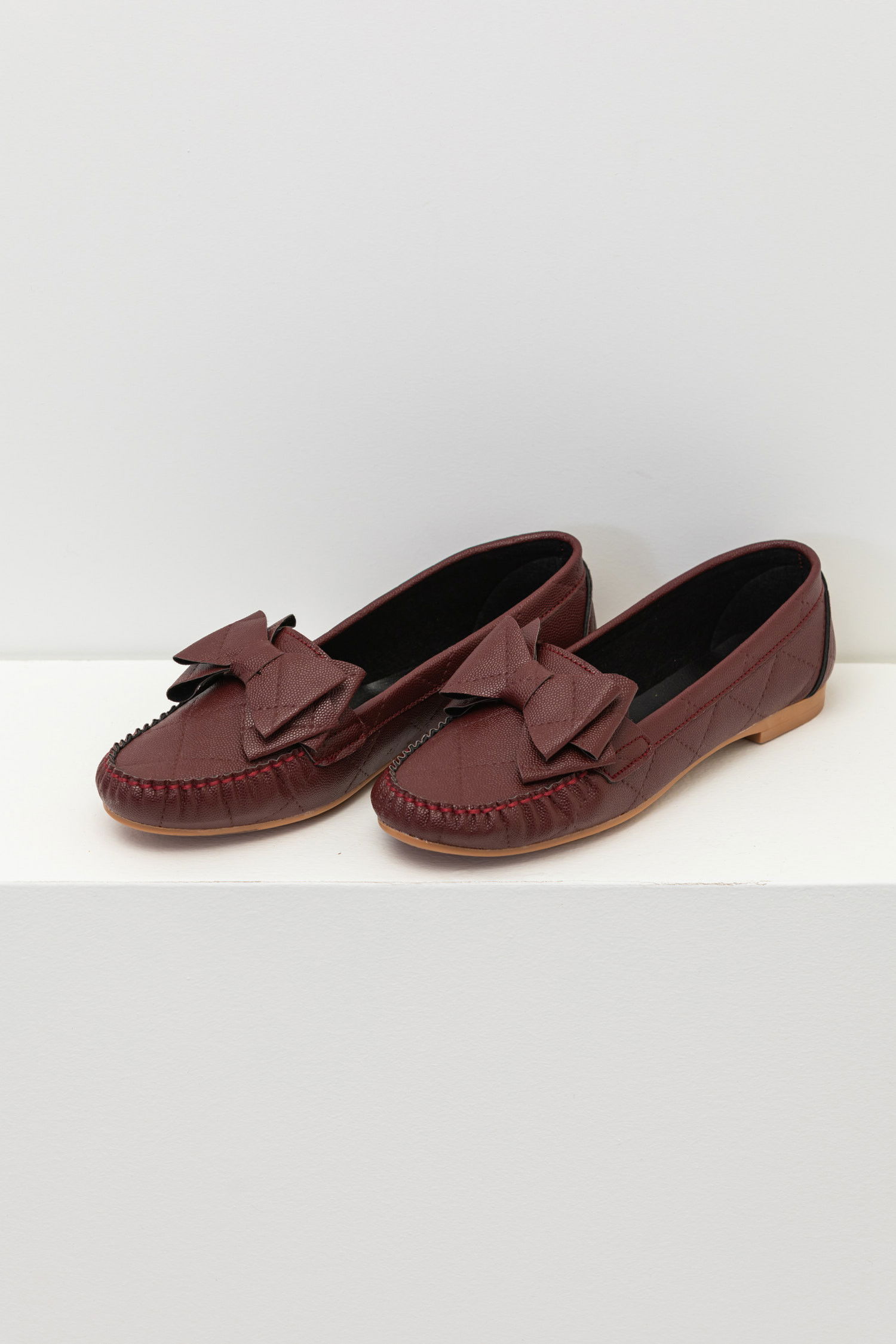 Kadın Bordo Babet - 8876
