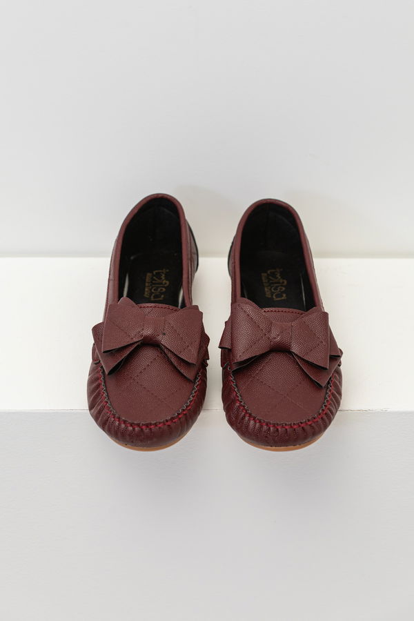 Kadın Bordo Babet - 8876