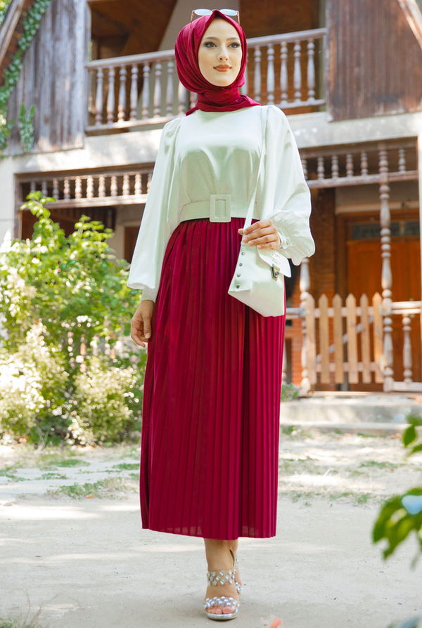 PILISELI ETEK Bordo - 3234