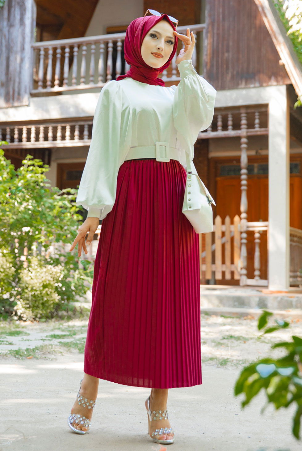 PILISELI ETEK Bordo - 3234