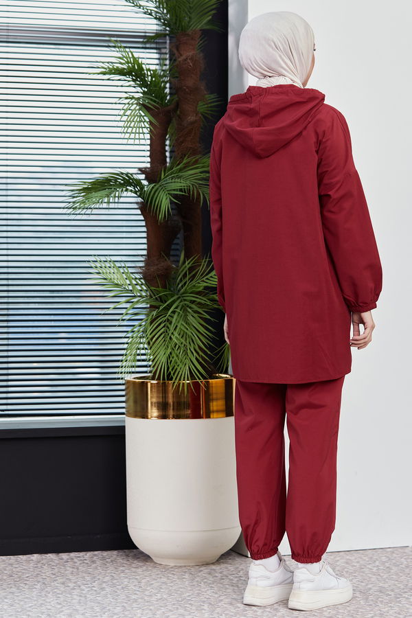 Tunık Pantolon Bordo - 3687