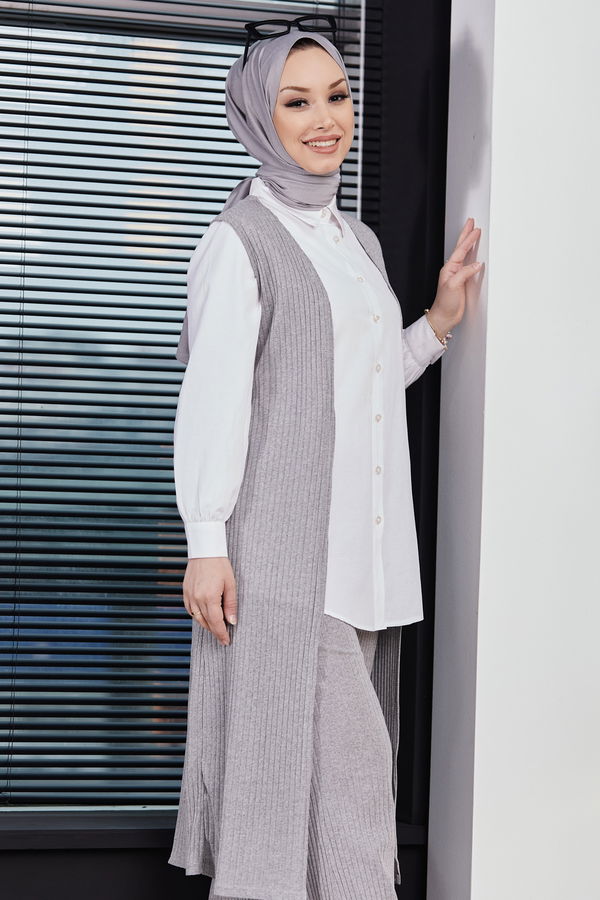 Yelek Gri - 3962