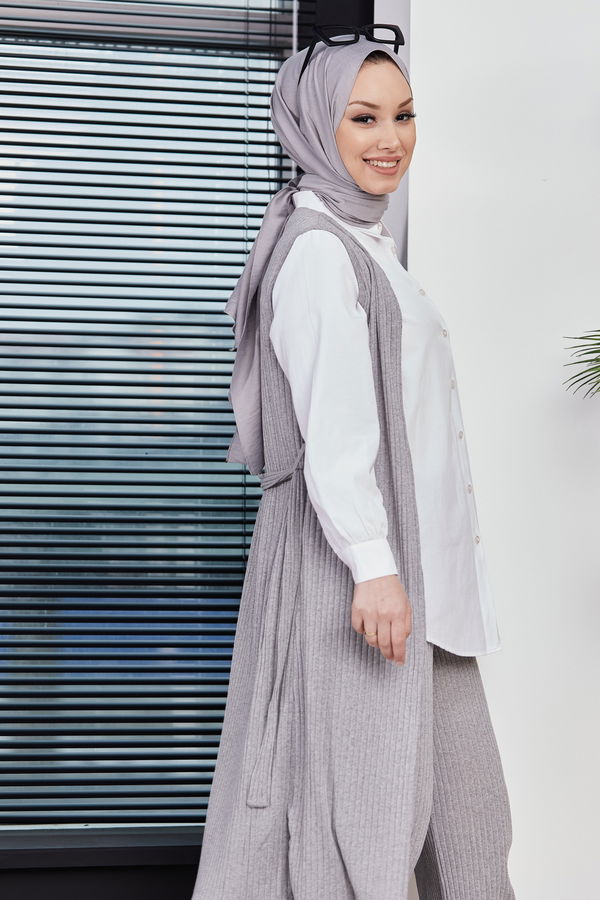 Yelek Gri - 3962