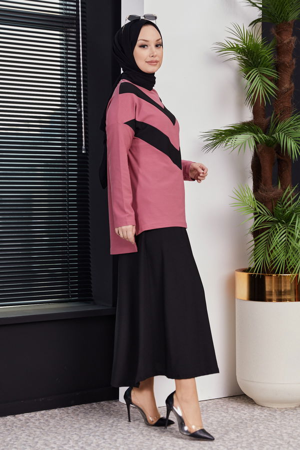 Bluz Etek GUL - 3766 Pembe - 3766