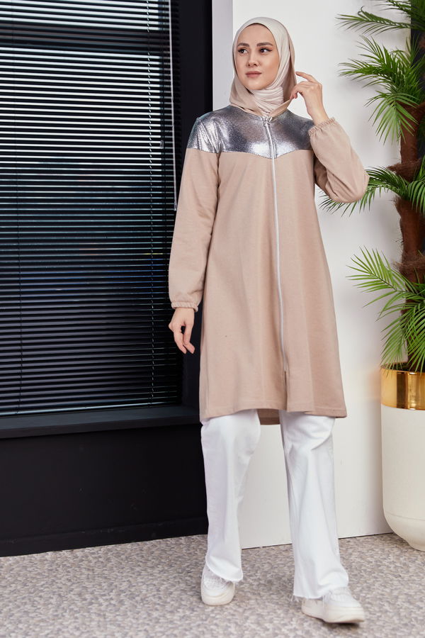 GARNILI TUNIK Bej - 3555 BEJ