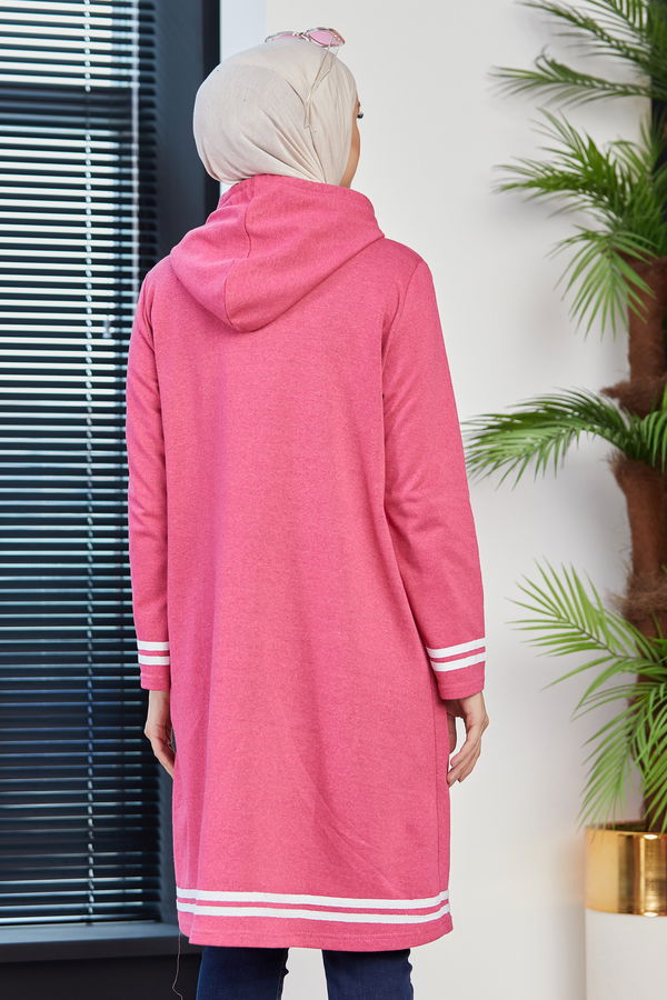 Seritli Tunik Fuşya - 3522 FUŞYA