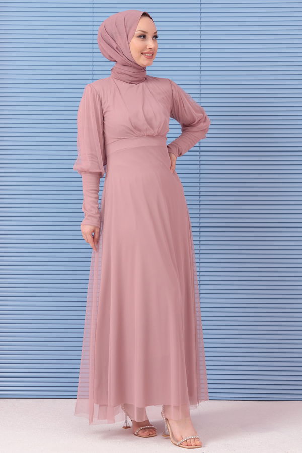 Abiye Elbise Pembe - 10305 PEMBE