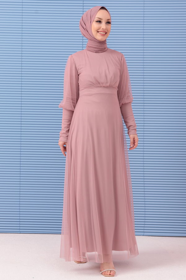 Abiye Elbise Pembe - 10305 PEMBE