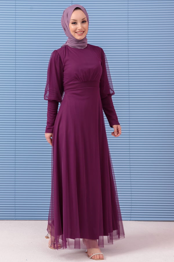 Abiye Elbise Mor - 10305 MOR