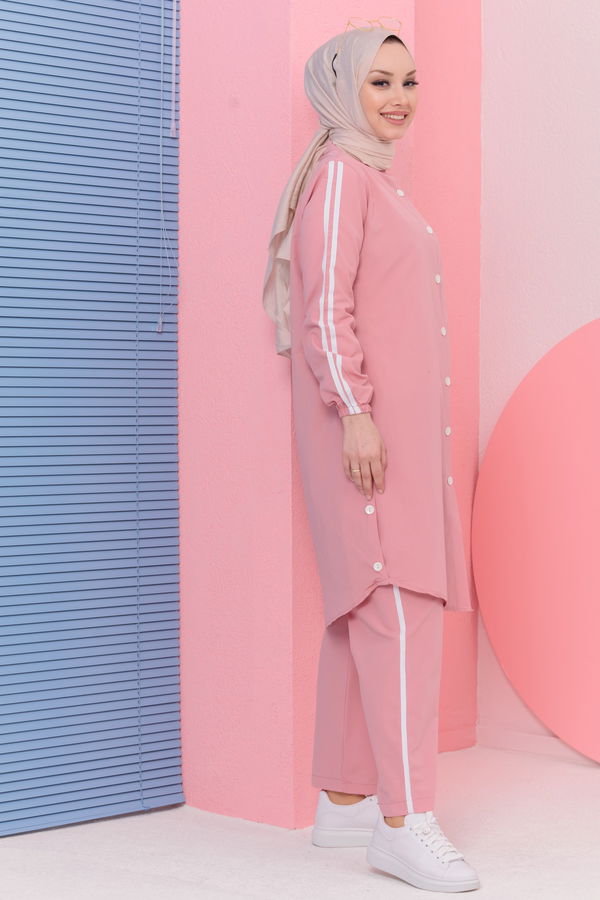 TUNIK PANTOLON Pembe - 3577 PEMBE