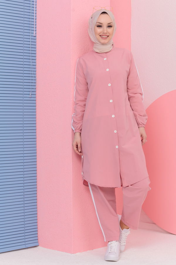 TUNIK PANTOLON Pembe - 3577 PEMBE