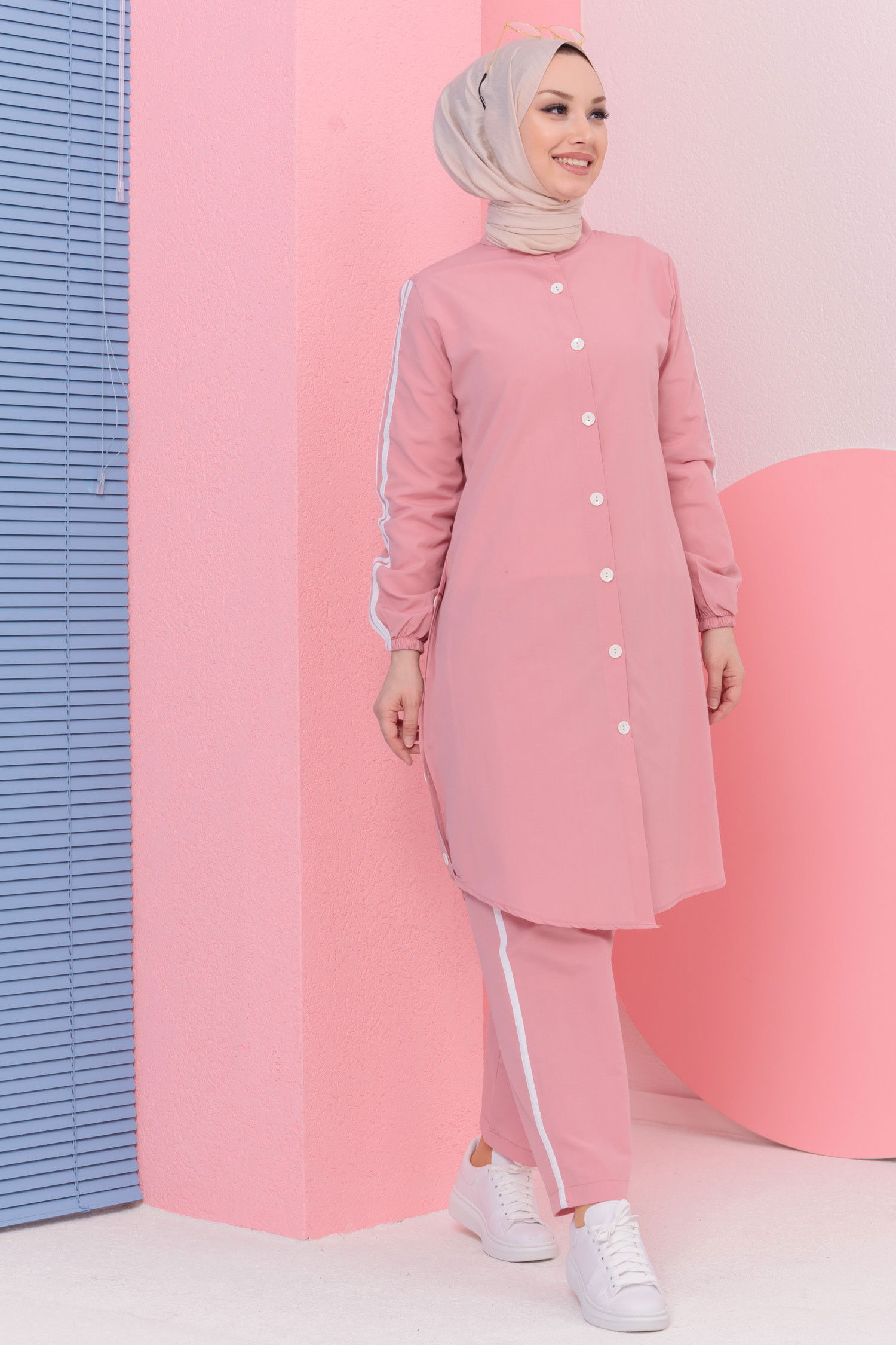 TUNIK PANTOLON Pembe - 3577 PEMBE