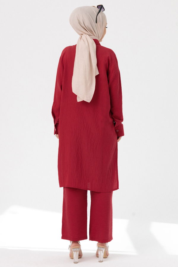 Tunık Pantolon Bordo - 3748 BORDO