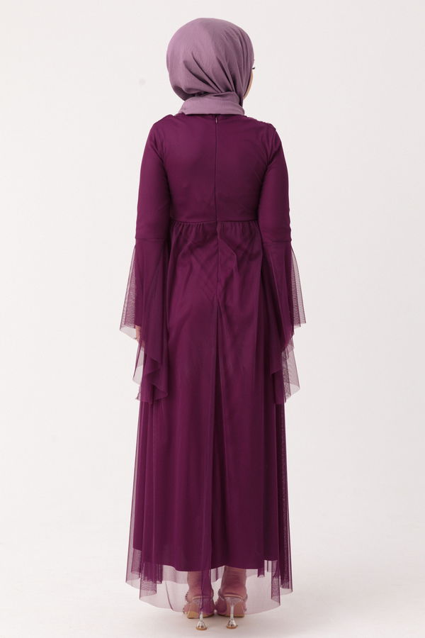 Abiye Elbise Mor - 10304