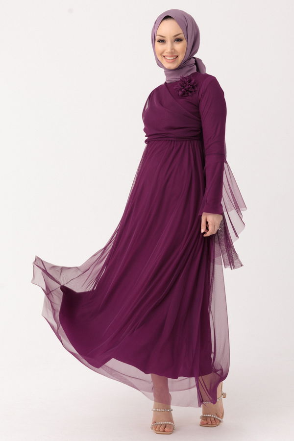 Abiye Elbise Mor - 10304