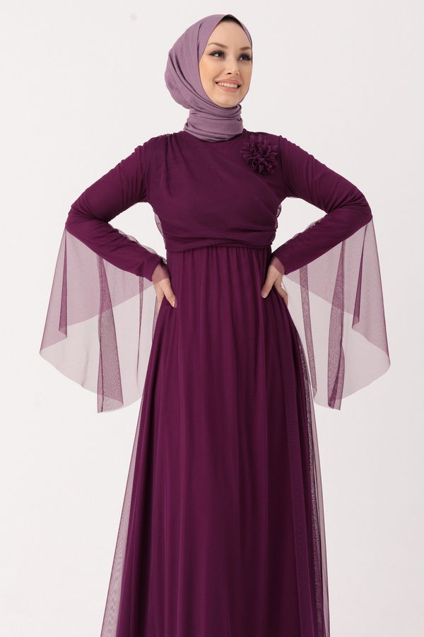 Abiye Elbise Mor - 10304
