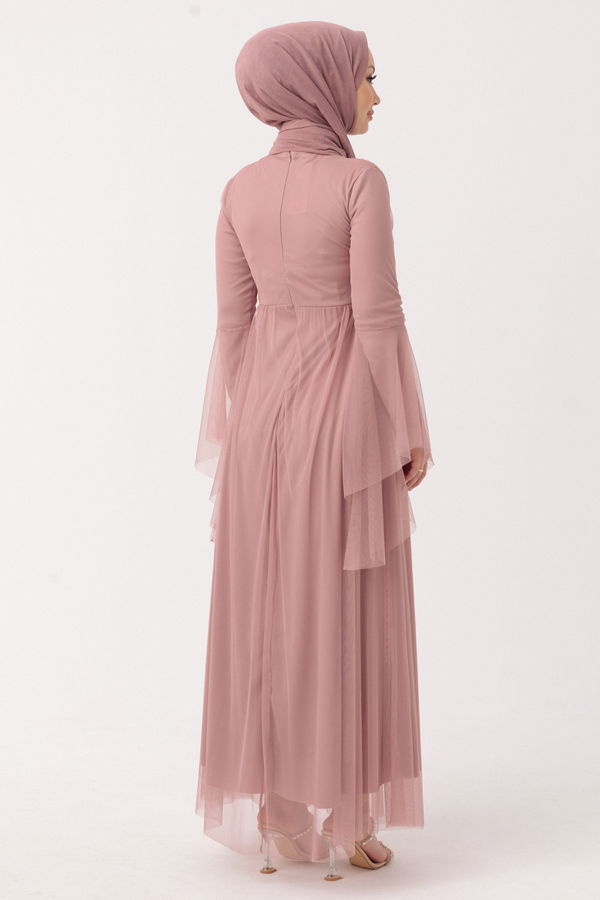 Abiye Elbise Pembe - 10304