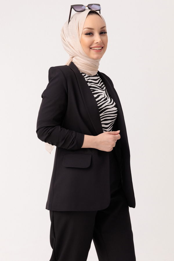 Ceket Siyah - 20955 SİYAH