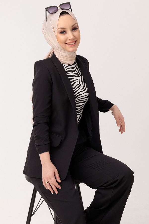 Ceket Siyah - 20955 SİYAH
