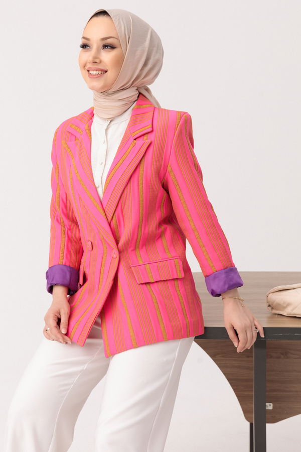 Ceket Fuşya - 20956