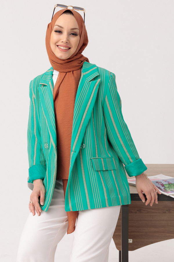 Ceket Yeşil - 20956 YEŞİL