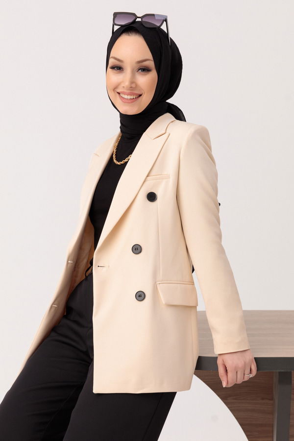 Ceket Bej - 20957 BEJ