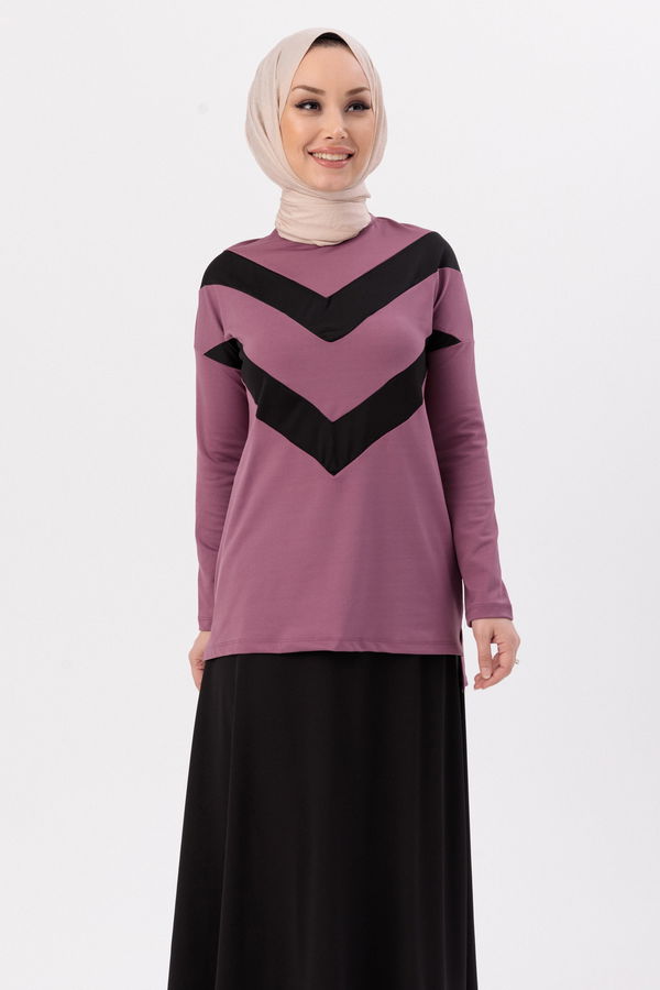 Bluz Etek KOYU LILA - 3766 Lila - 3766 LİLA