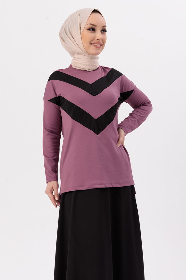 Bluz Etek KOYU LILA - 3766 Lila - 3766 LİLA