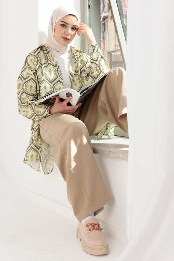Pantolon Vizon - 20969 VİZON